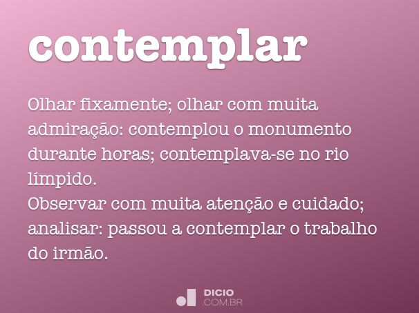 contemplar