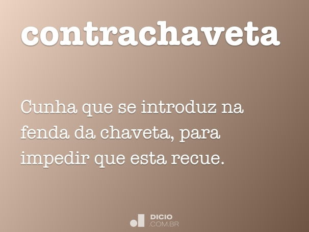 contrachaveta