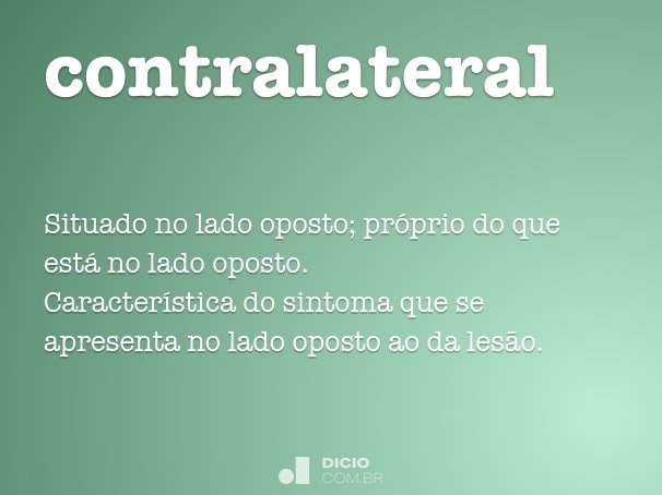 contralateral