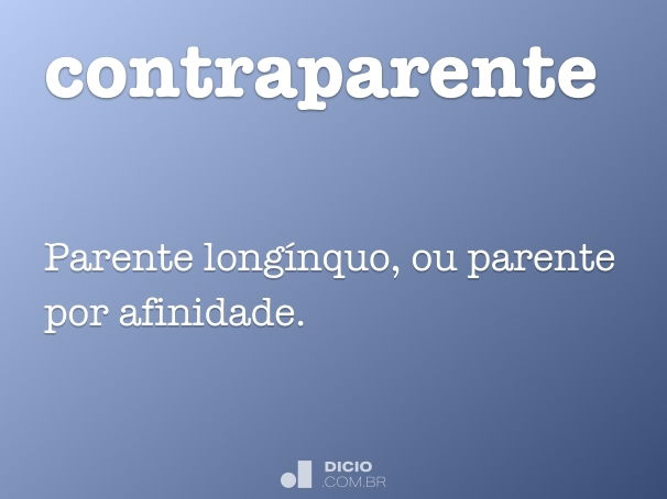 Definição de parente – Meu Dicionário