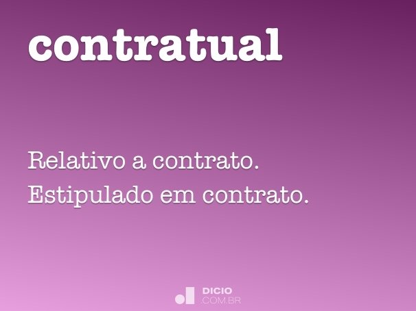 contratual