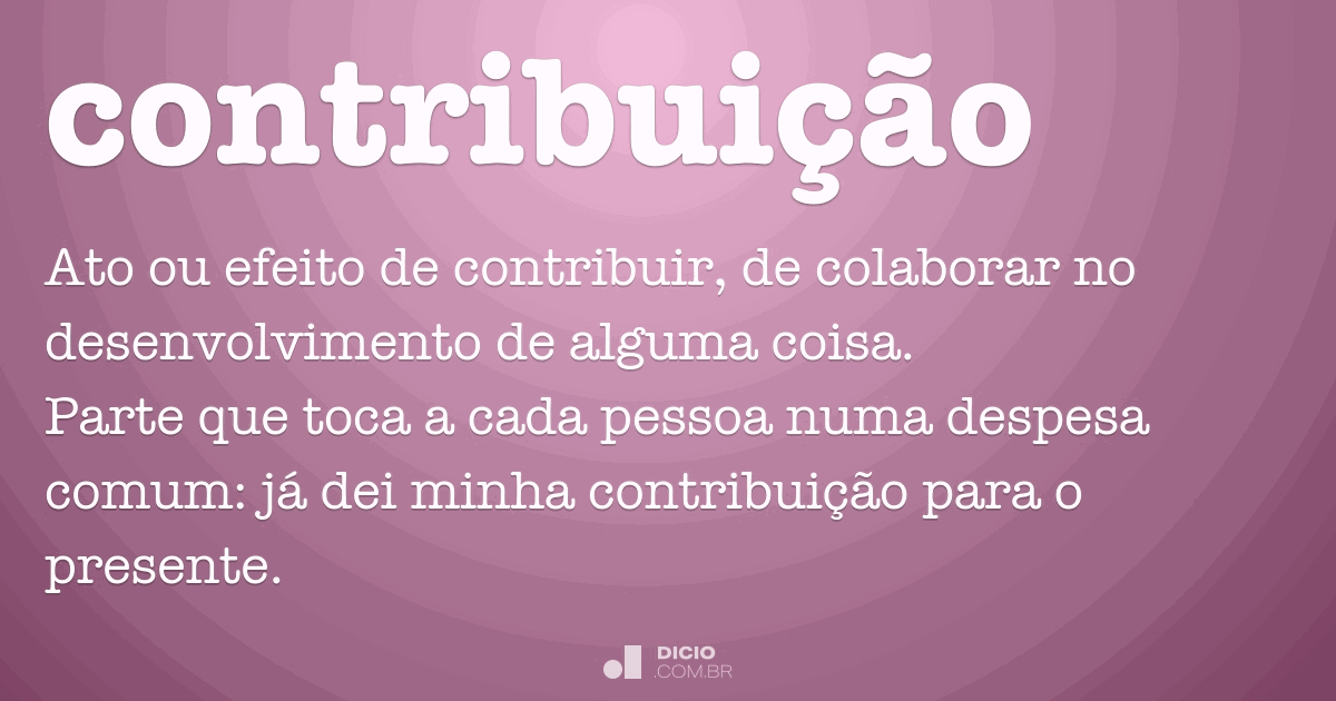 O Que É Contribuição De Melhoria Exemplos