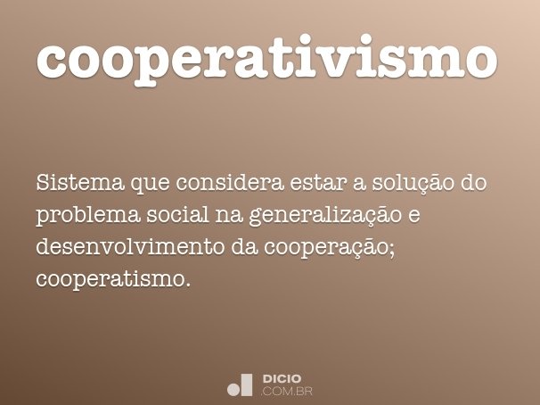 cooperativismo