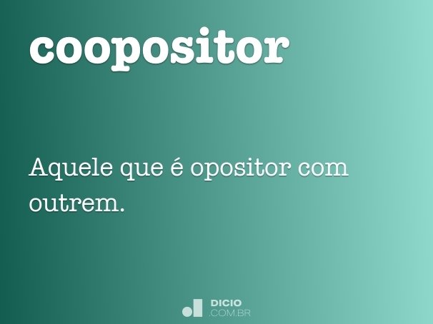 coopositor