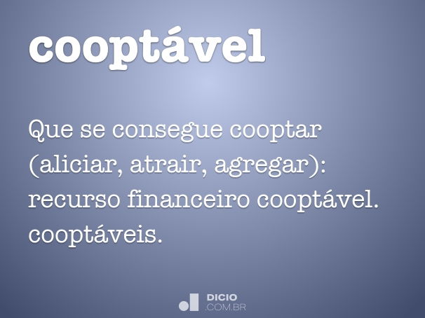 cooptável