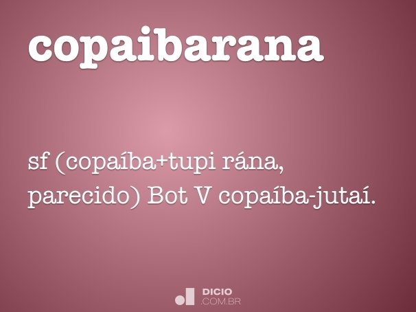 copaibarana