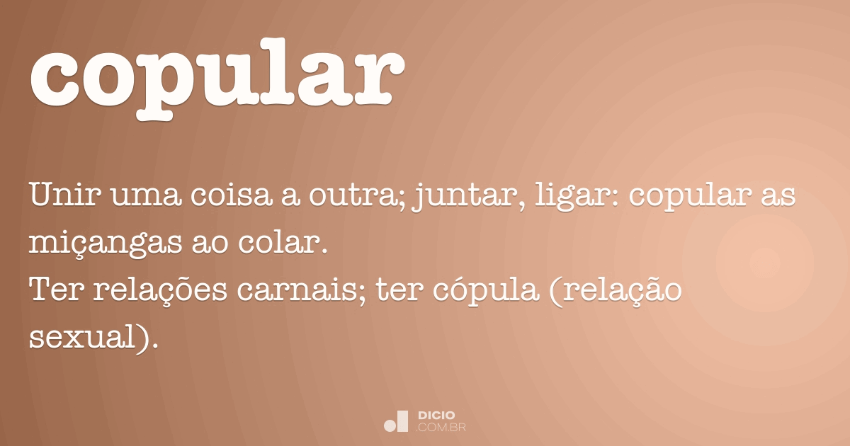 Que Es Copular Que Es Copular