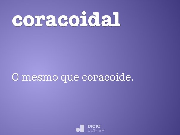 coracoidal