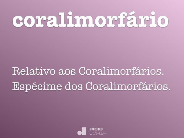 coralimorfário