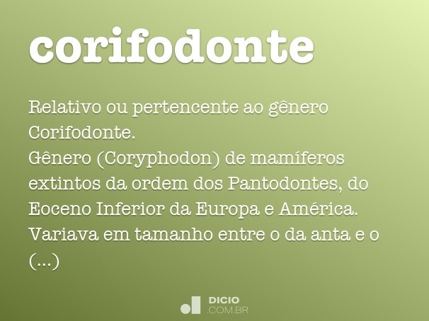 corifodonte