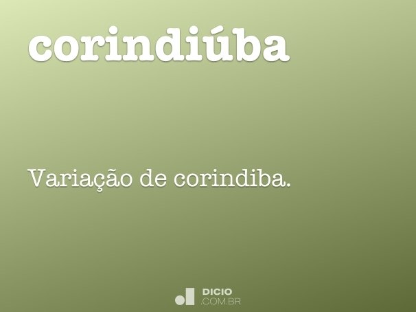 corindiúba