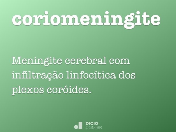 coriomeningite