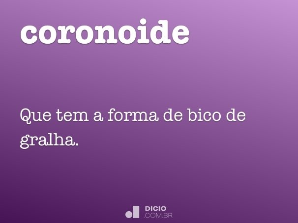 coronoide