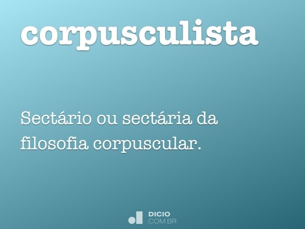 corpusculista