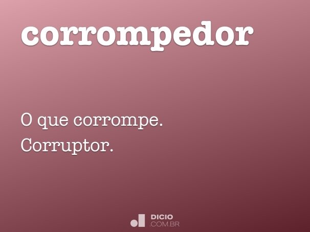 corrompedor