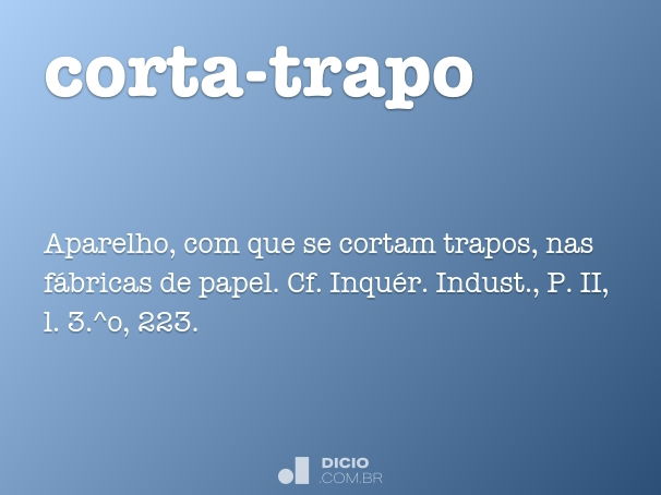 corta-trapo