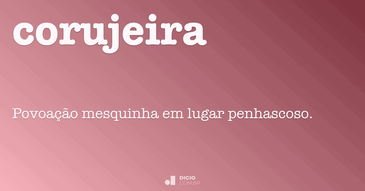 Corujeira Dicio, Dicionário Online de Português