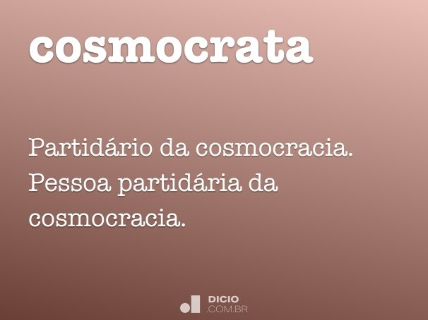 cosmocrata