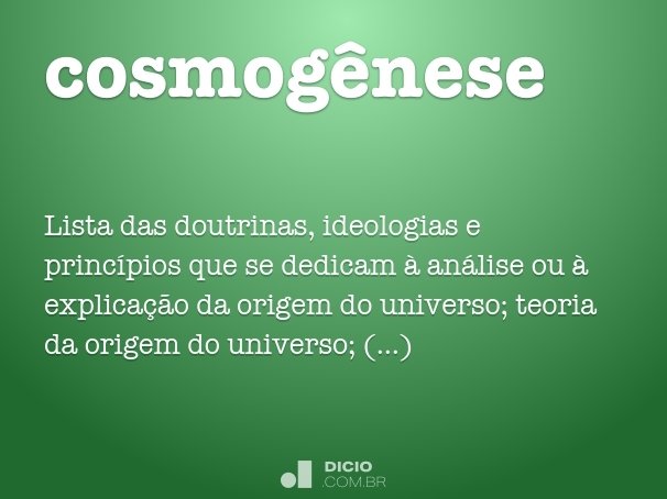cosmogênese