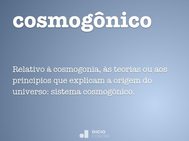 cosmogônico