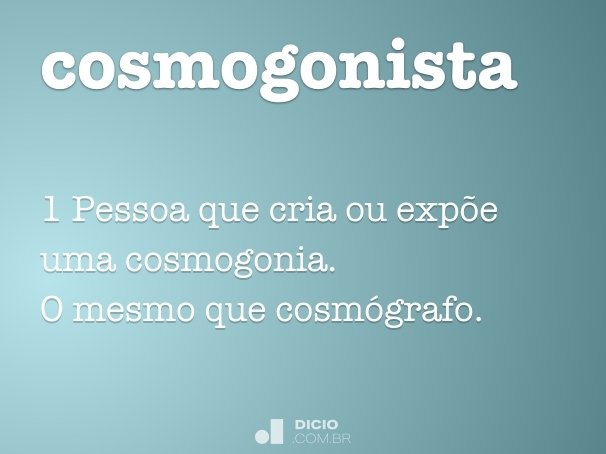 cosmogonista