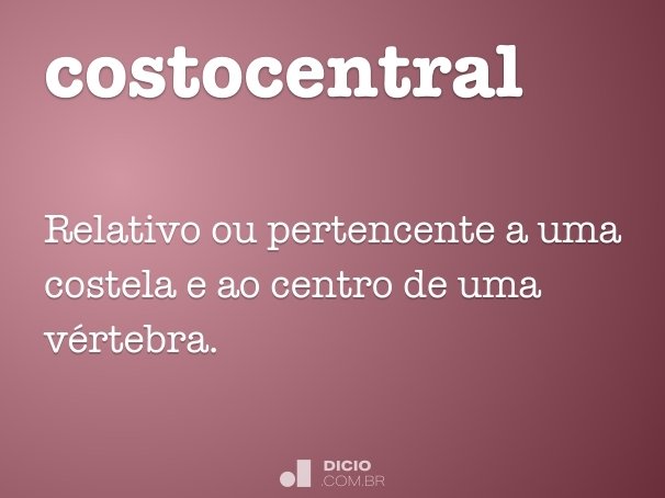 costocentral