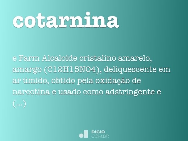cotarnina