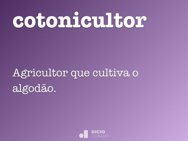 cotonicultor