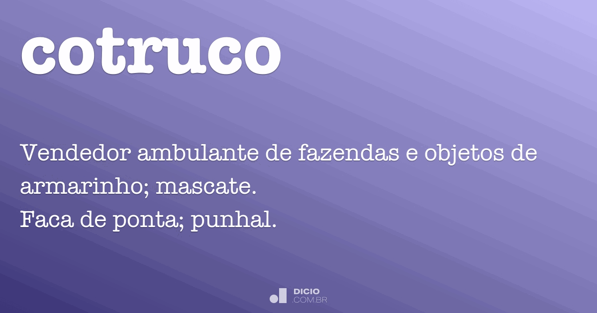 Truco - Dicio, Dicionário Online de Português