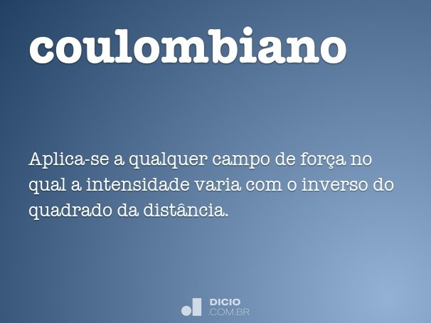coulombiano