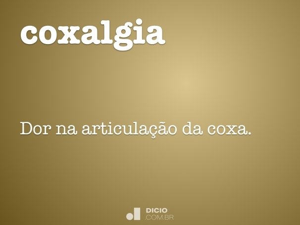 coxalgia