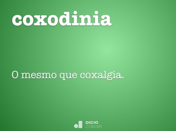coxodinia