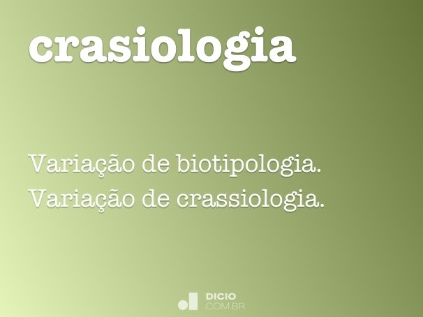 crasiologia