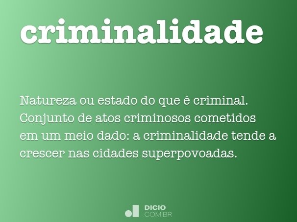 criminalidade