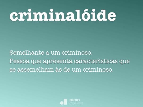 criminalóide
