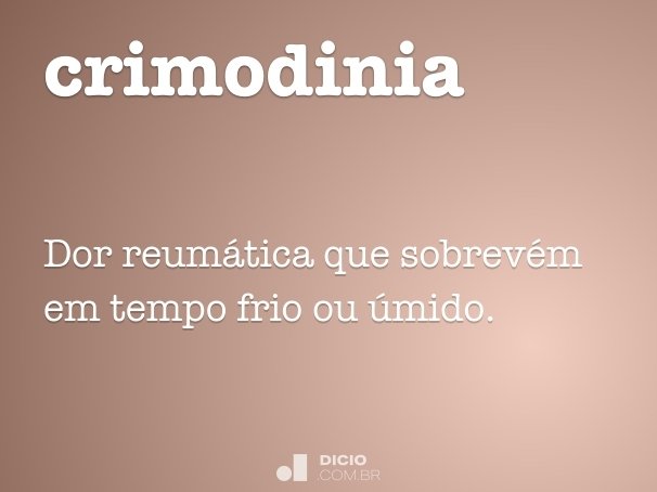 crimodinia