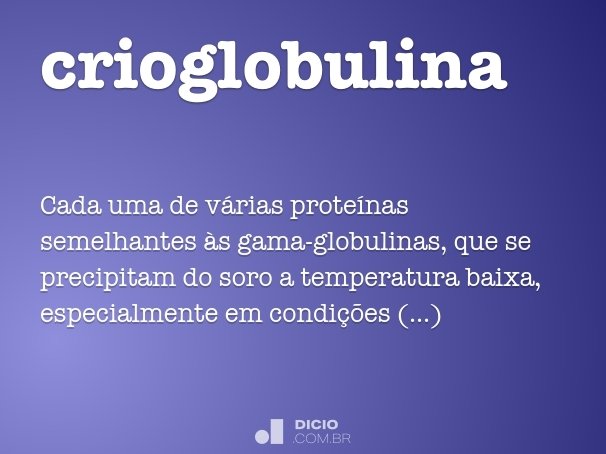 crioglobulina