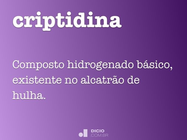 criptidina