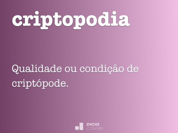criptopodia