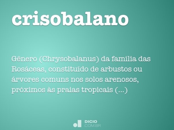 crisobalano