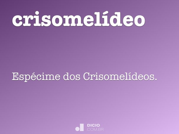 crisomelídeo