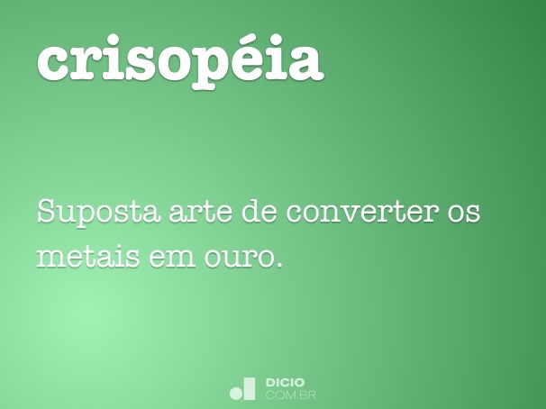 crisopéia