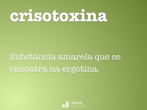 crisotoxina