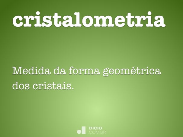 cristalometria