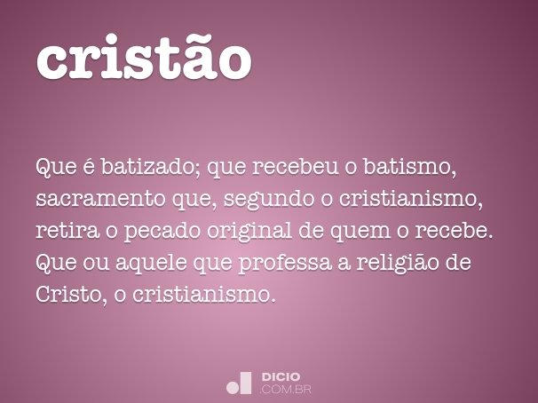 cristão