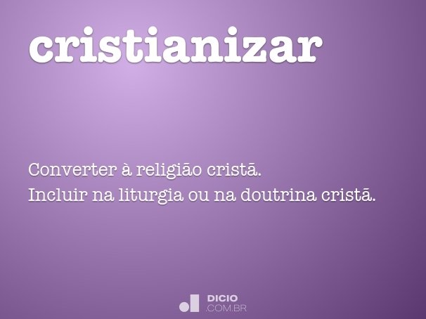 cristianizar