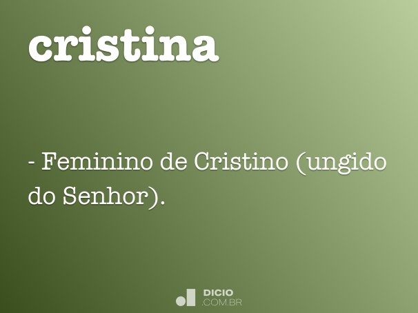cristina
