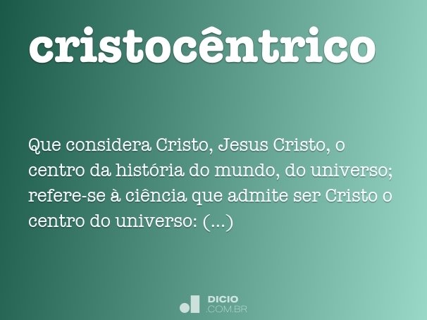 cristocêntrico