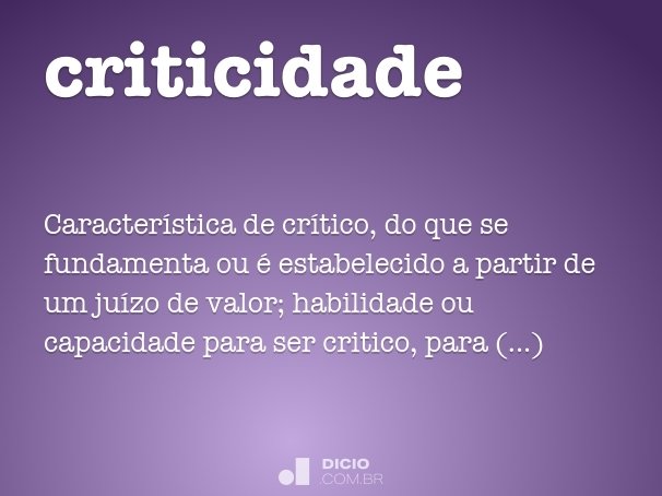 criticidade