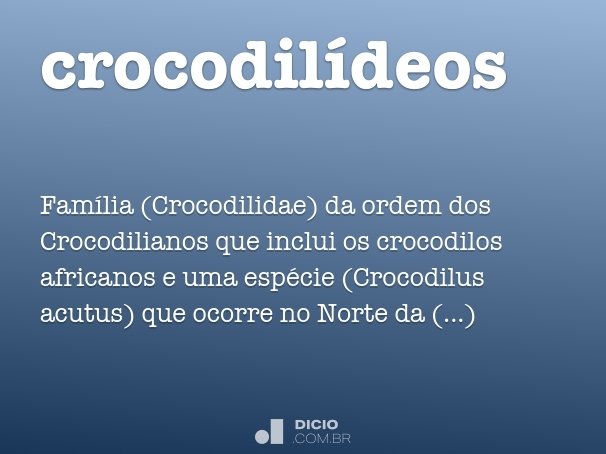 crocodilídeos
